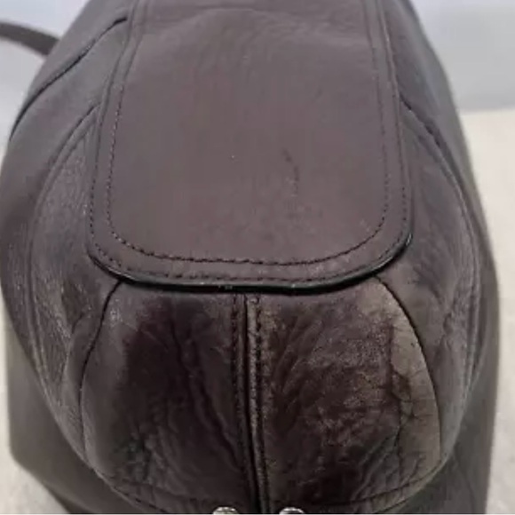 Coach Bleecker Felicia Pebbled Brown Leather C0882-F12323 - Picture 4 of 12